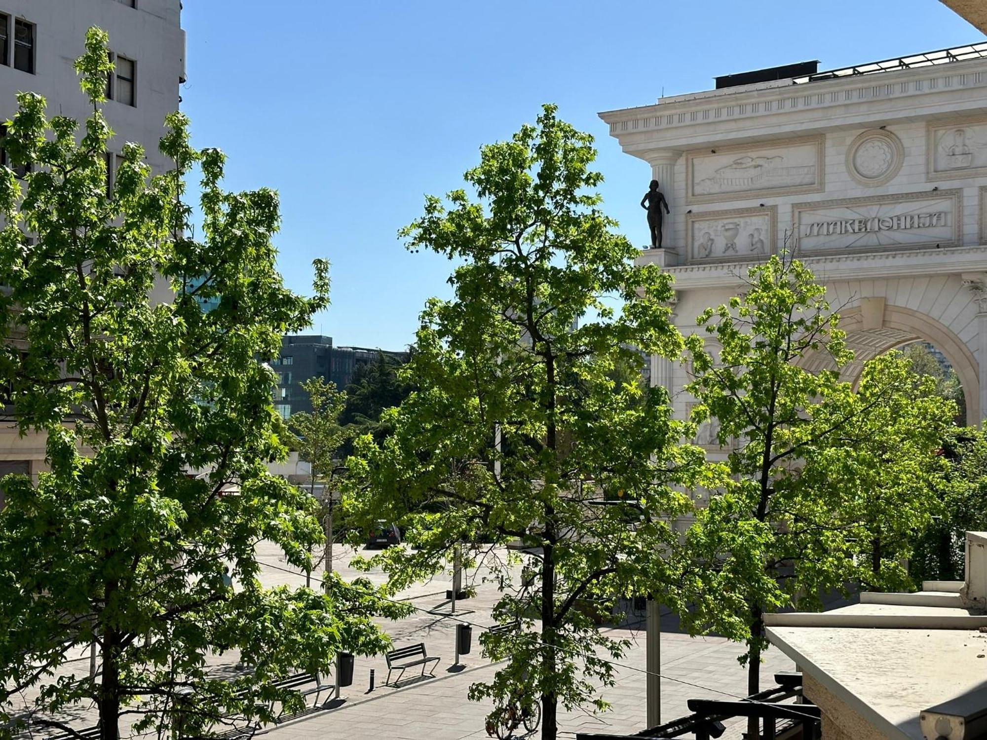 Skopje Plaza Apartment מראה חיצוני תמונה